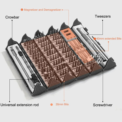 Multi Functional Screwdriver Set 128 in 1