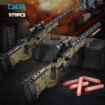 Tactical Sniper Rifle Model – LEGO-Compatible